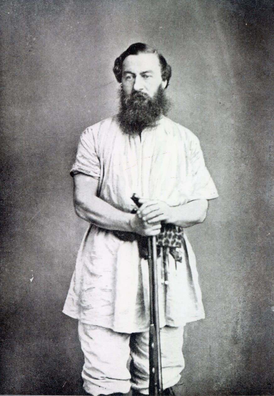 Samuel Baker, 1865 door Maull and Fox
