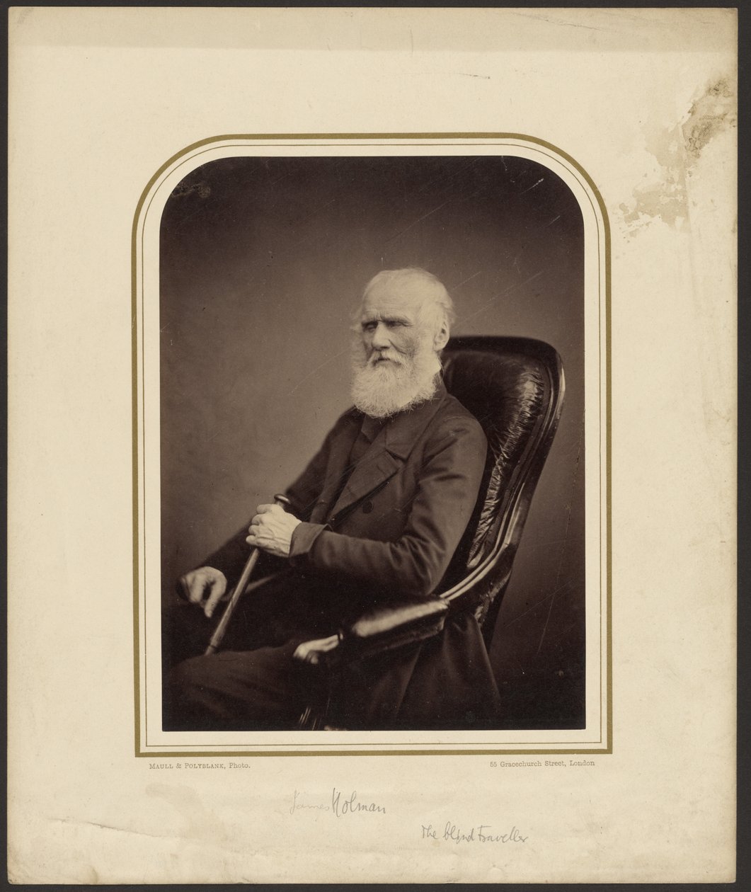 [James Holman/De Blinde Reiziger]. door Maull and Polyblank
