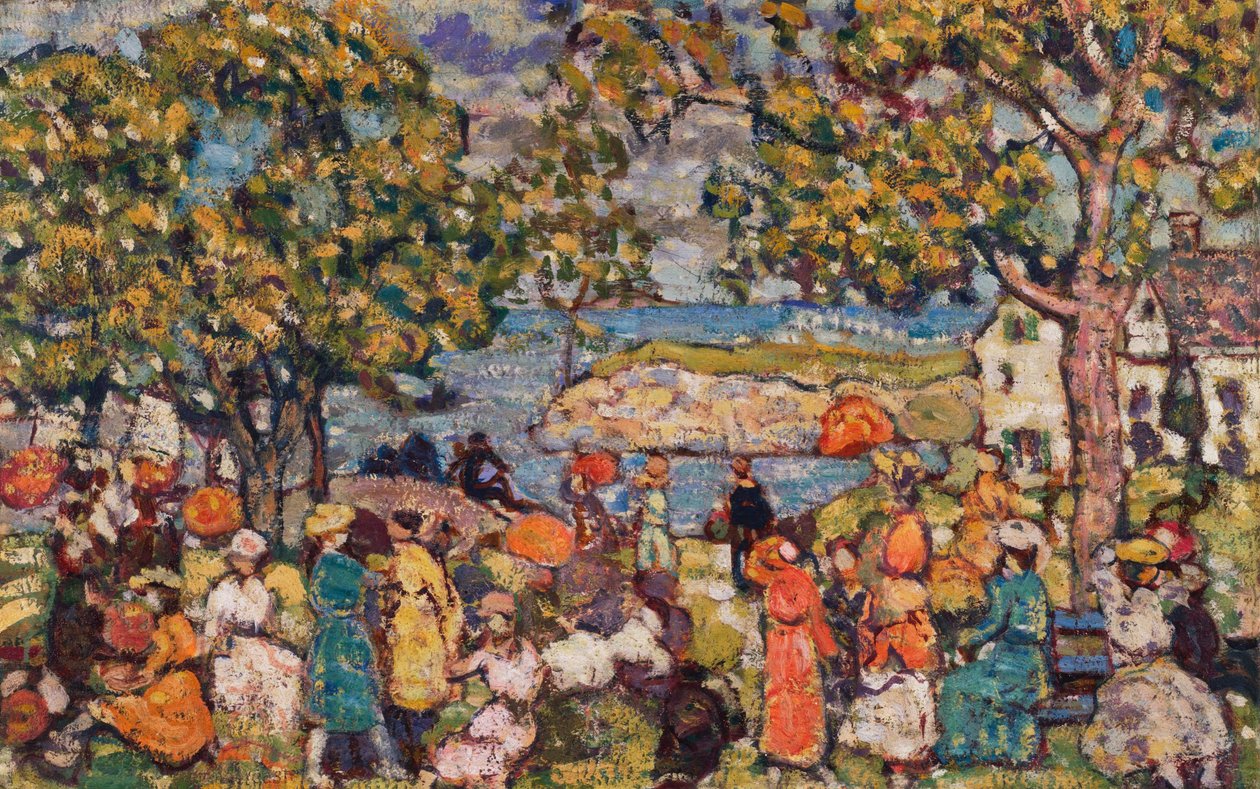 Picknick door Maurice Brazil Prendergast