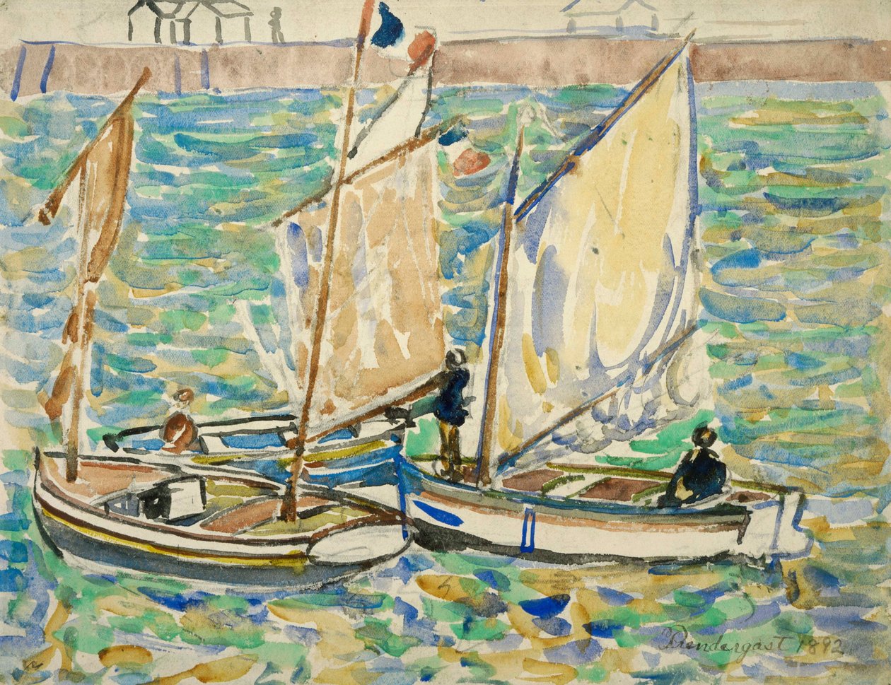 St. Malo door Maurice Brazil Prendergast