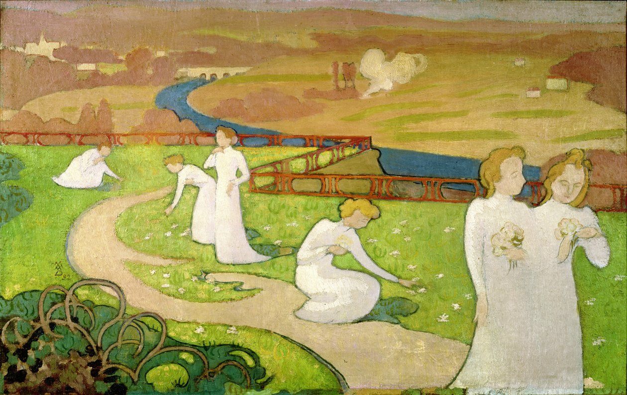 April, 1892 door Maurice Denis