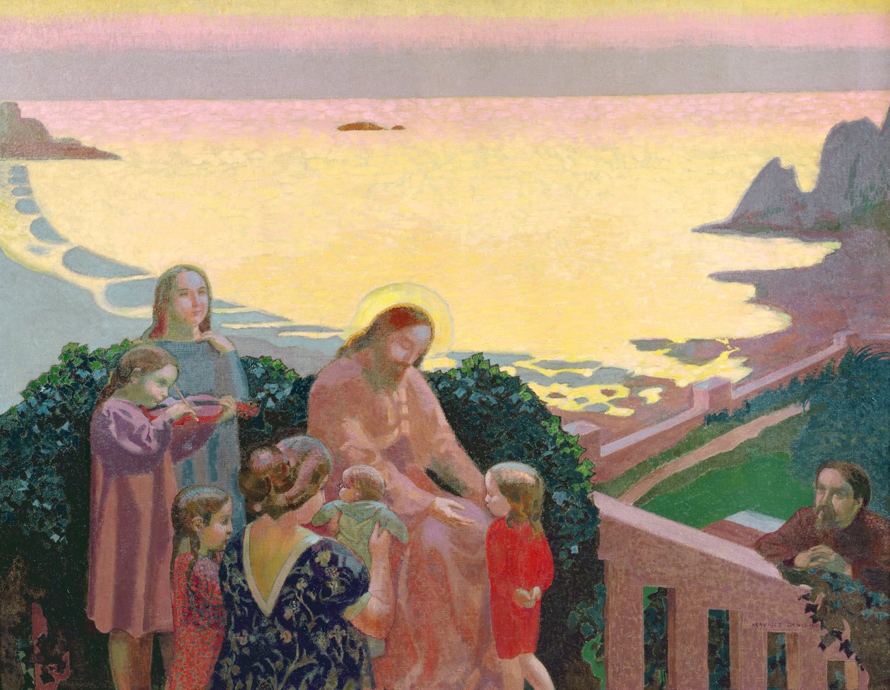 Christus met de kinderen door Maurice Denis