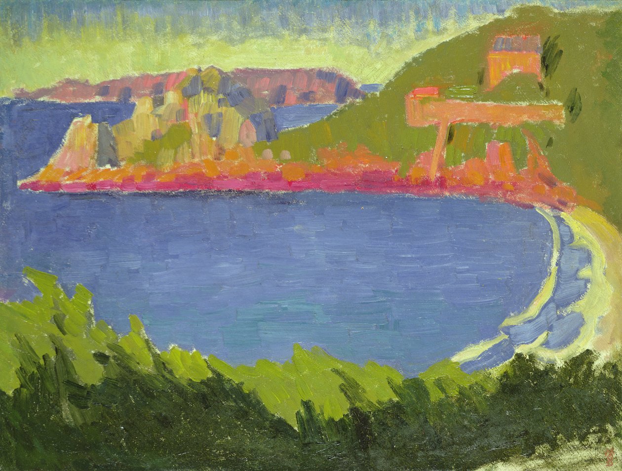 Avondvloed bij Trestrignel, ca. 1910 door Maurice Denis