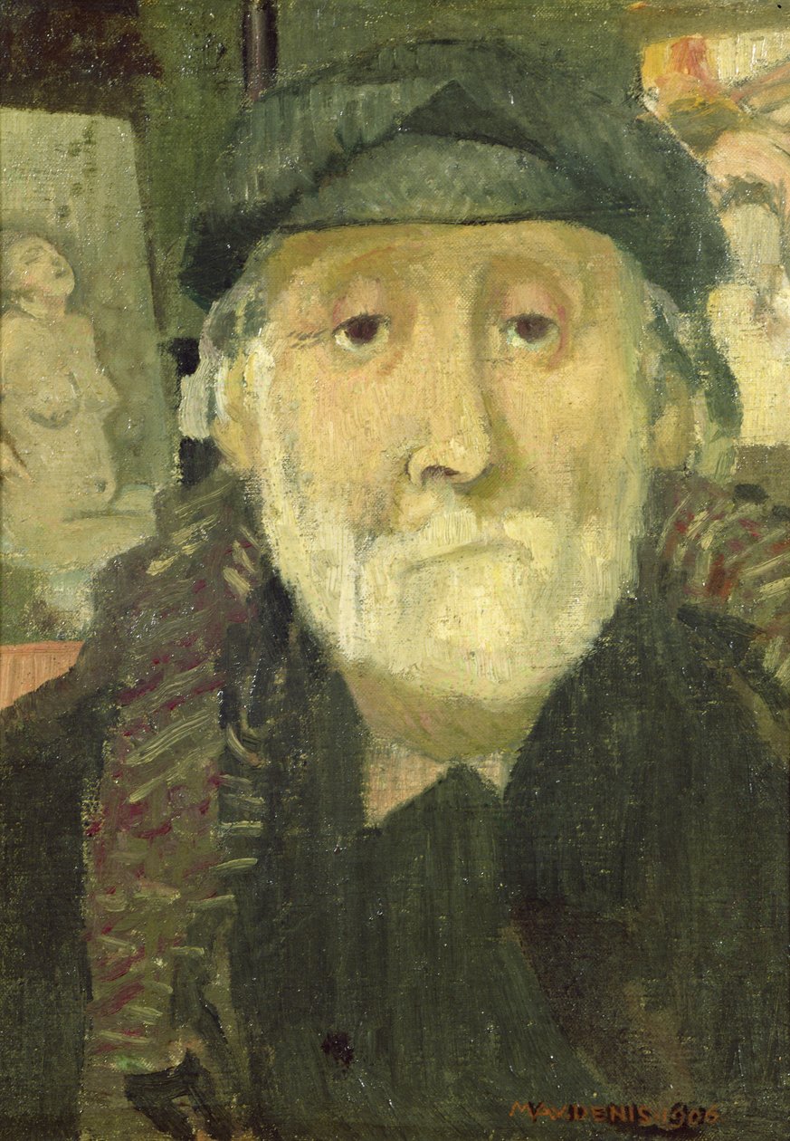 Portret van Edgar Degas (1834-1917) 1906 door Maurice Denis
