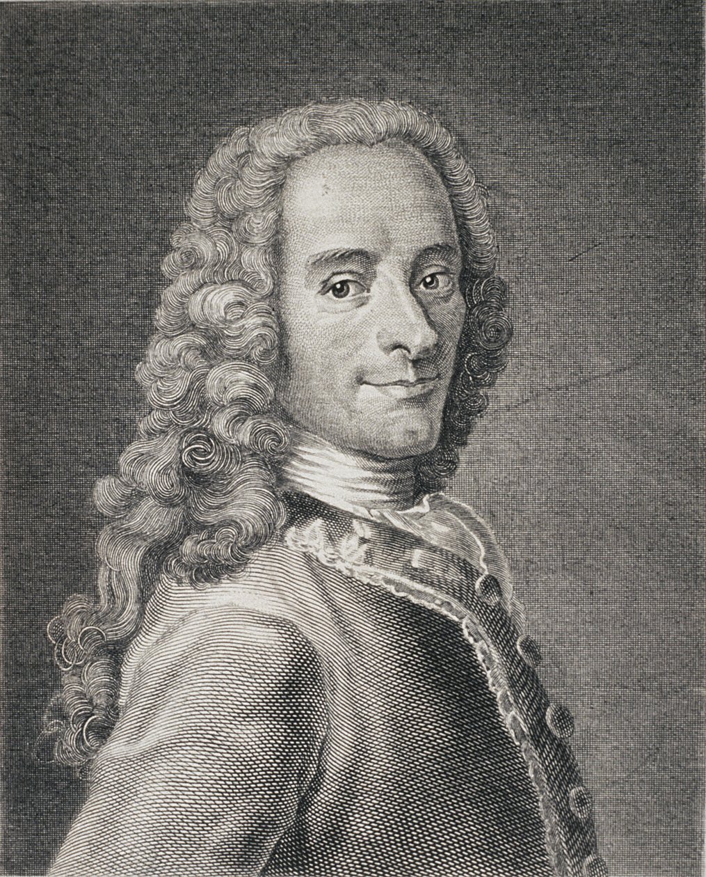 Francois Marie Arouet de Voltaire door Maurice Quentin de La Tour