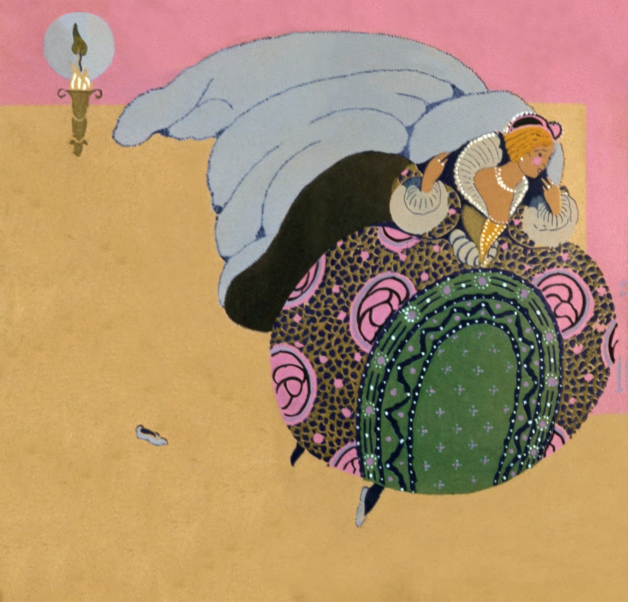 Assepoester, c.1910-1920 (illustratie) door Maurice Berty