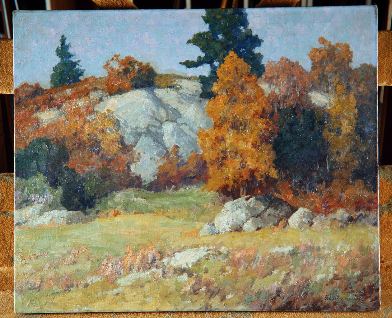 Rotsrichel in de Herfst, ca. 1929 door Maurice Braun