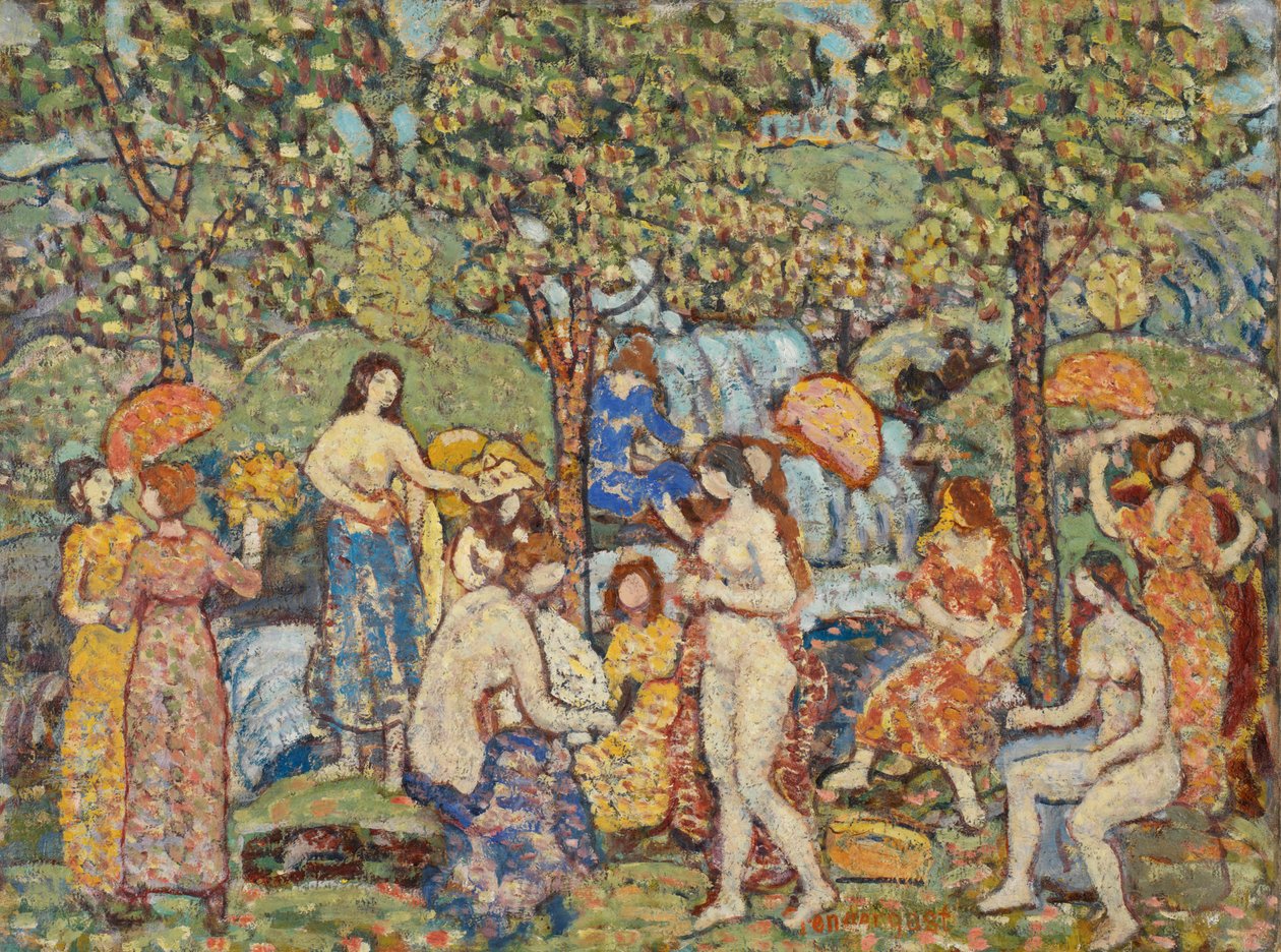 Idylle door Maurice Brazil Prendergast