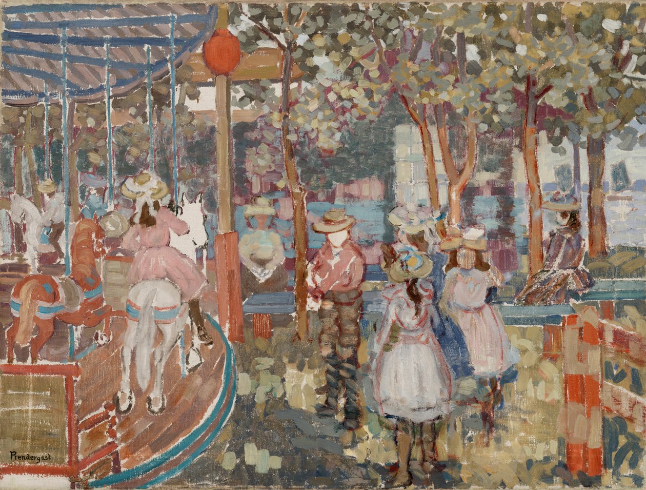 Draaimolen door Maurice Brazil Prendergast