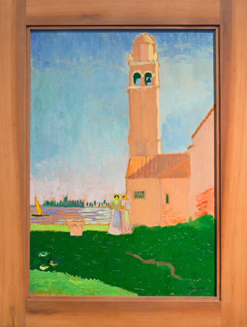 Kerk aan de lagune door Maurice Denis