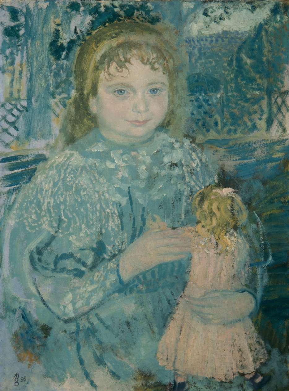 Meisje met een pop (Thérèse Watillaux) door Maurice Denis
