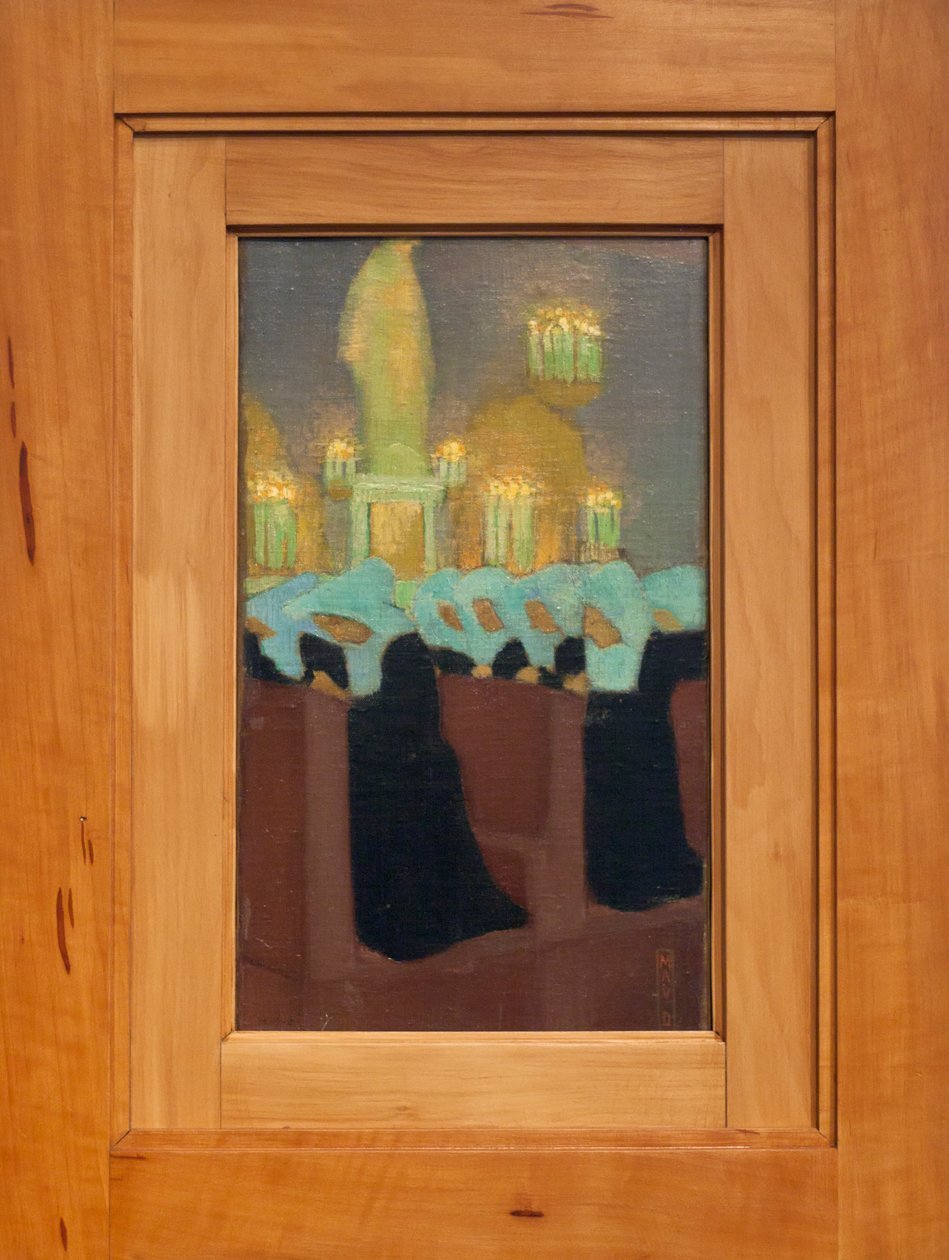 Ochtendmis (Nonnen in gebed) door Maurice Denis