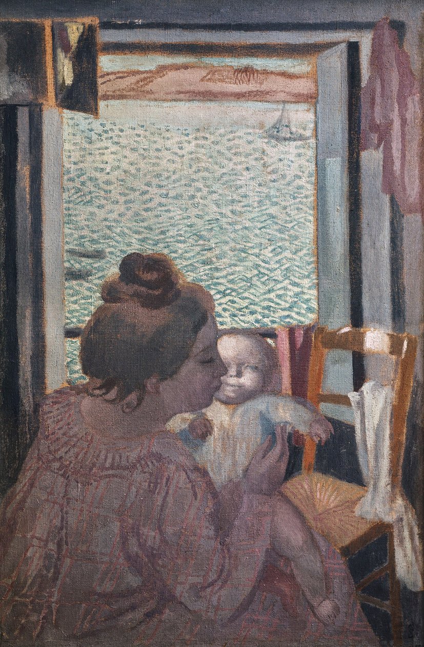 Moederschap bij het raam door Maurice Denis