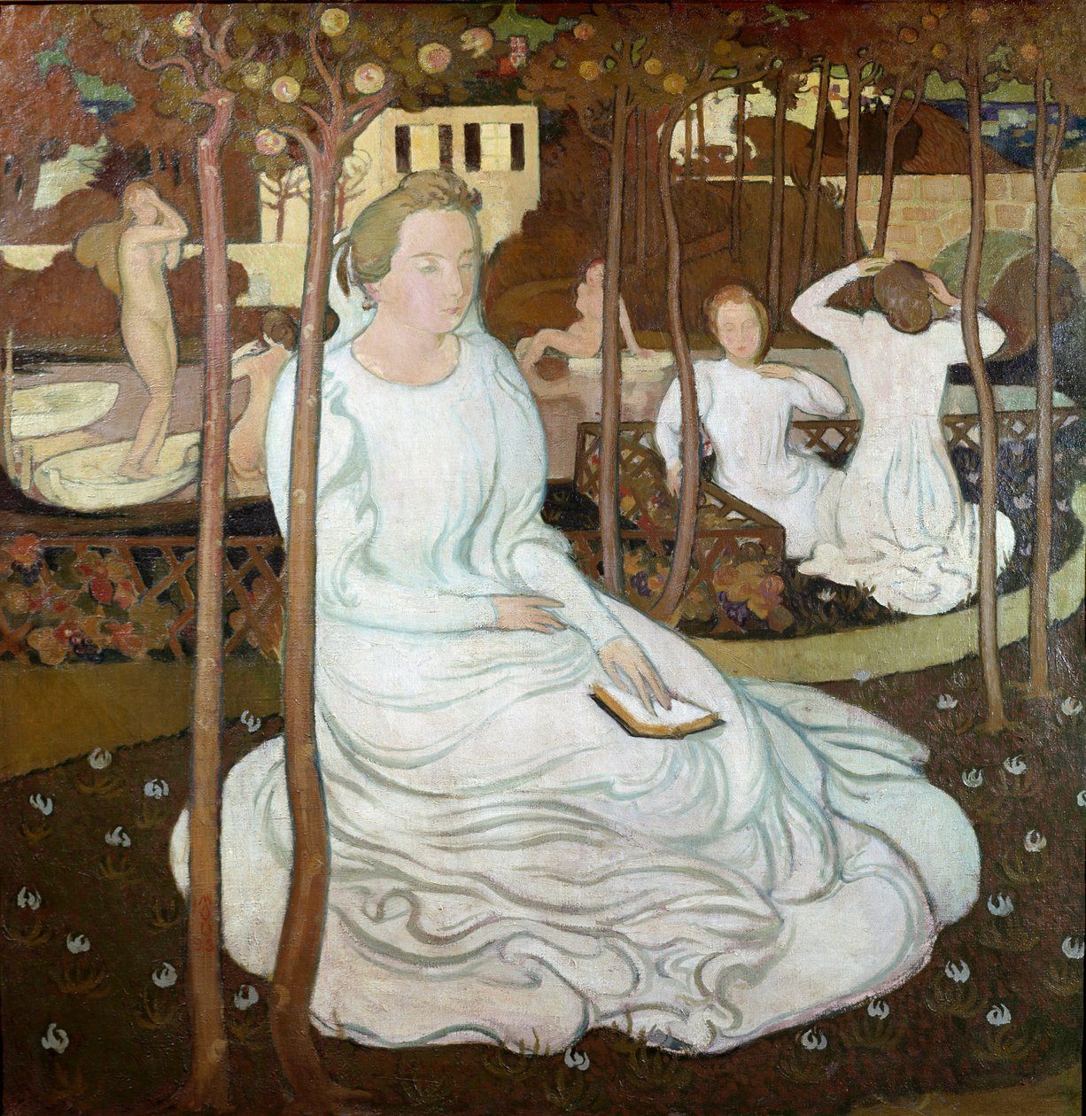 Boomgaard van de wijze maagden door Maurice Denis