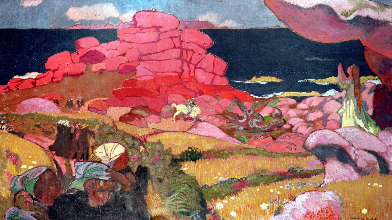 Sint-Joris en de draak door Maurice Denis
