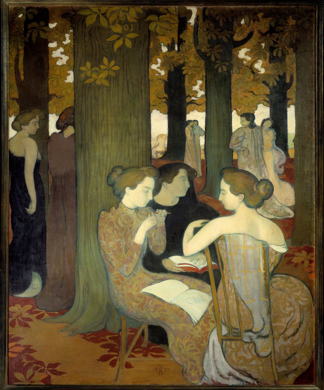 De Muzen of in het Park door Maurice Denis