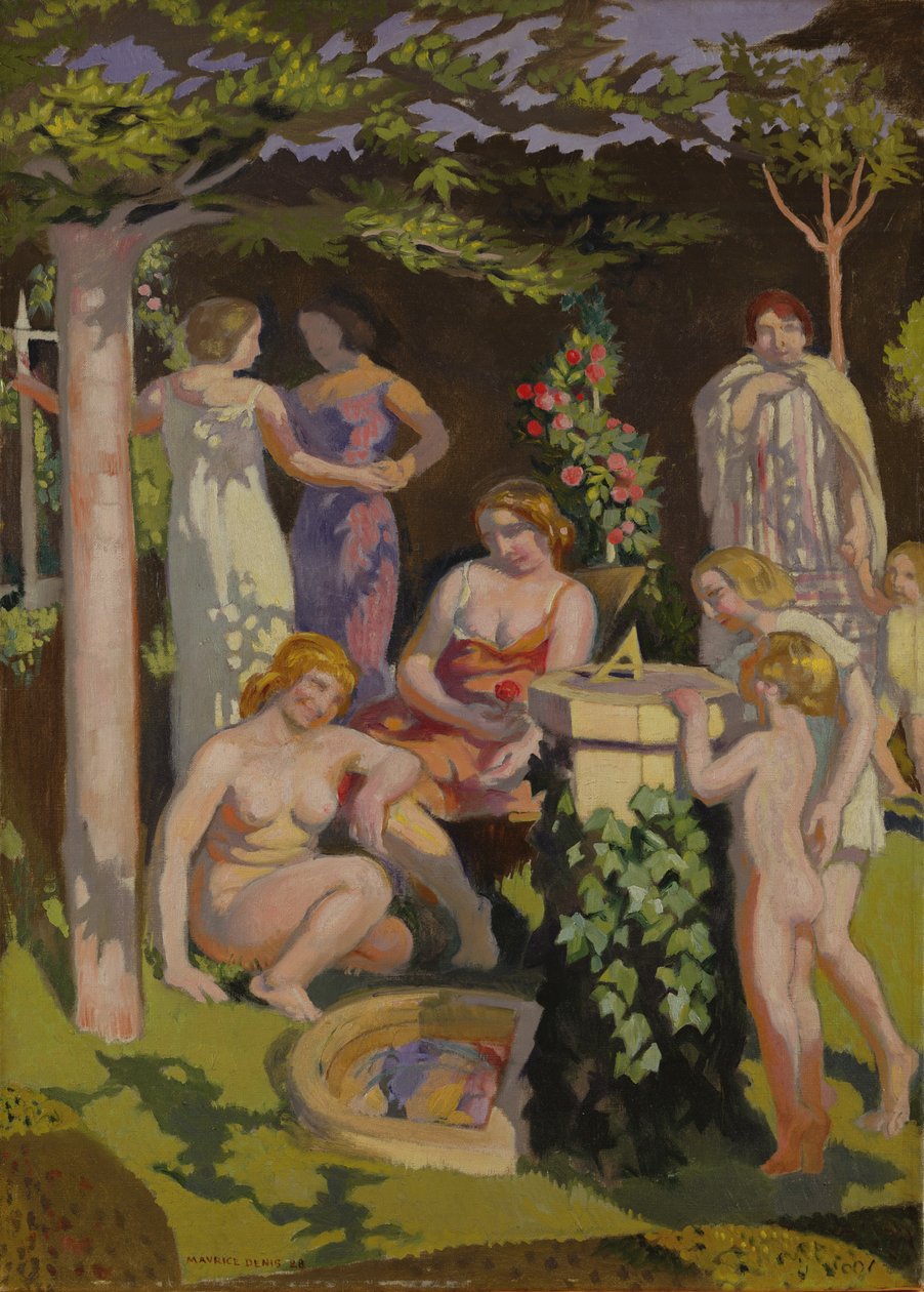 De zonnewijzer, 1928 door Maurice Denis