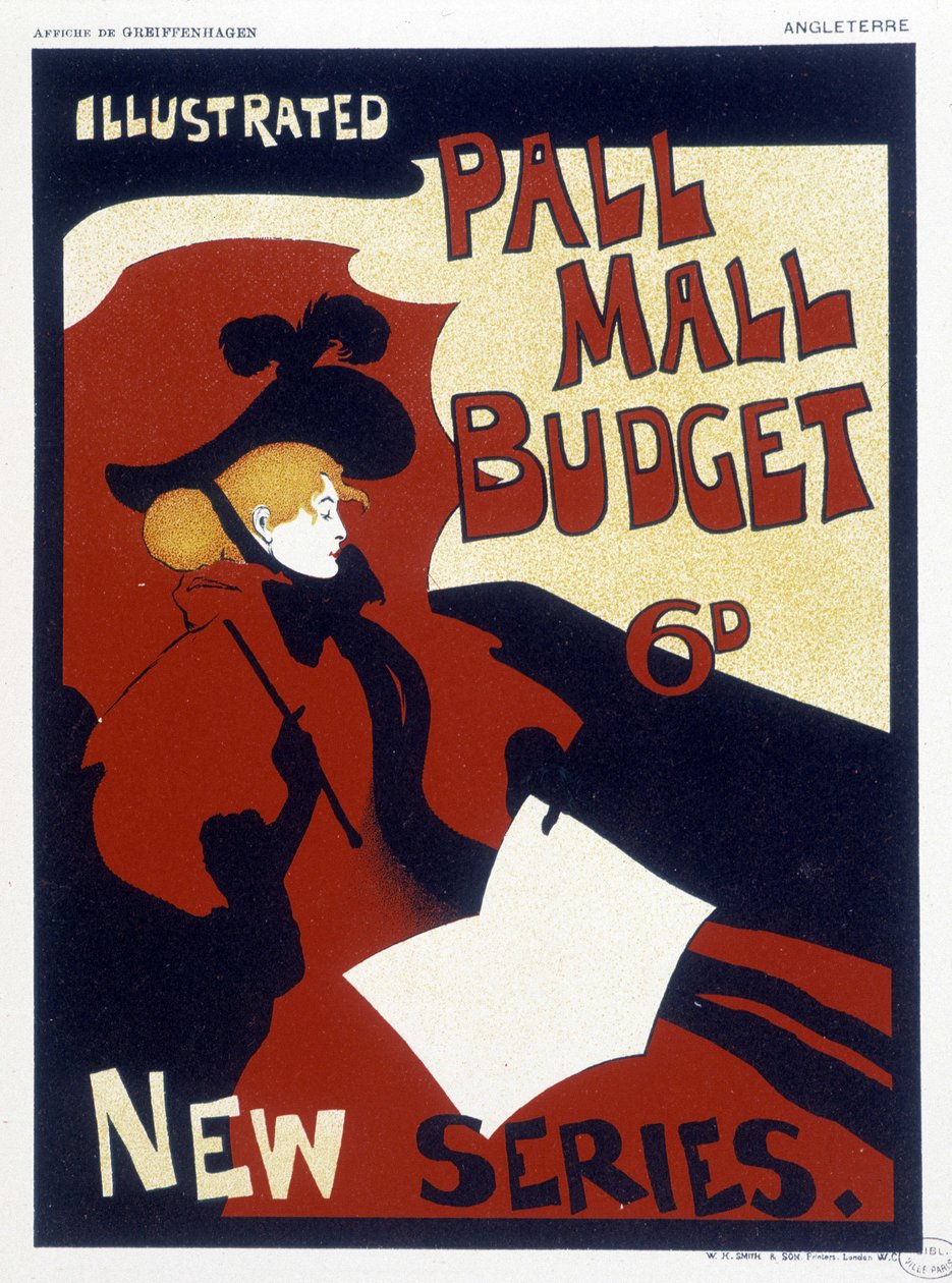 Poster voor "Illustrated Pall Mall" door Maurice Greiffenhagen