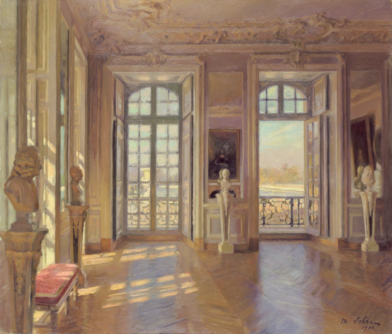 Zaal van de Dauphin in Versailles door Maurice Lobre