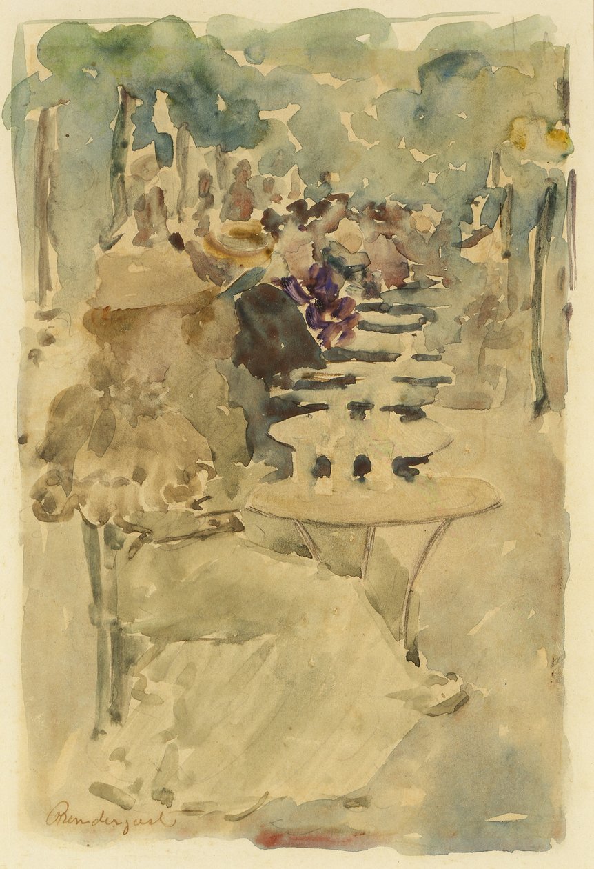 Outdoor Cafe door Maurice Prendergast