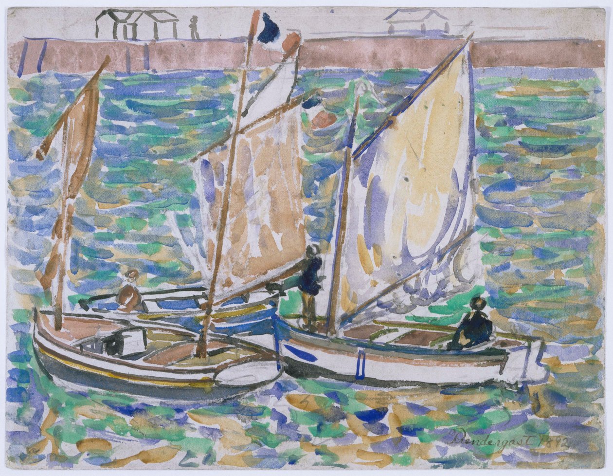 St. Malo door Maurice Brazil Prendergast