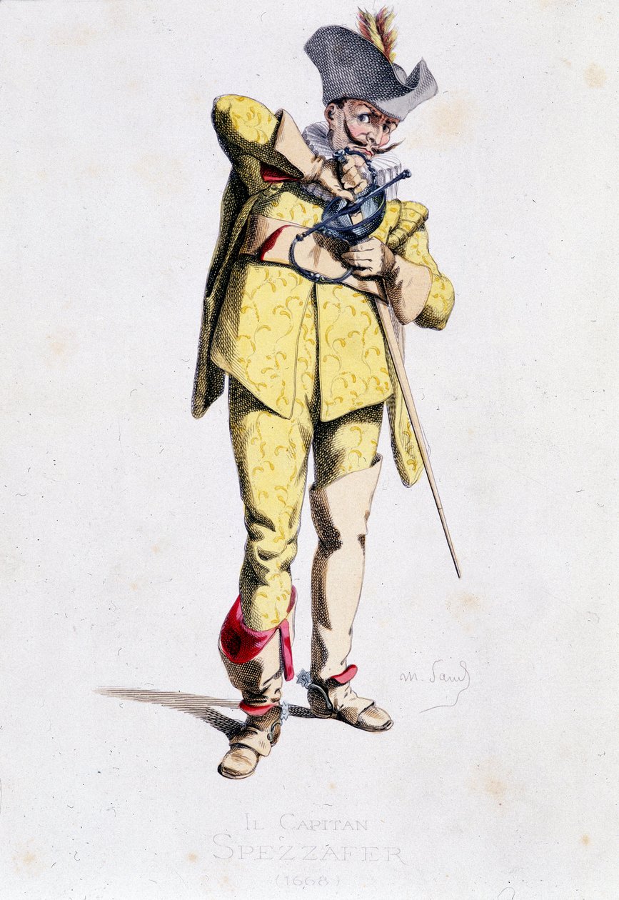 He Capitan Spezzafer (Kapitein Fracasse) door Maurice Sand