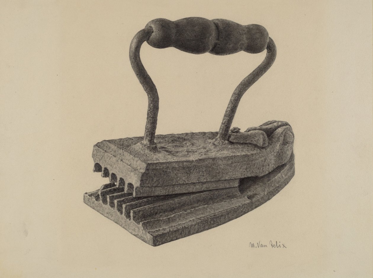 Strijkijzer/Krimppijzer door Maurice Van Felix