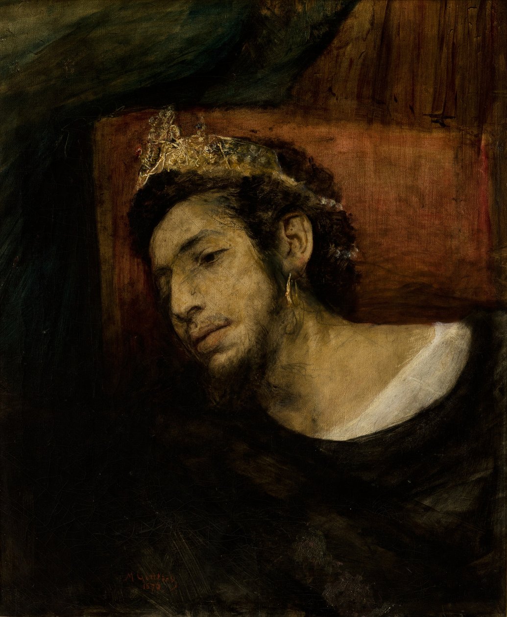 Ahasverus, 1876 door Maurycy Gottlieb
