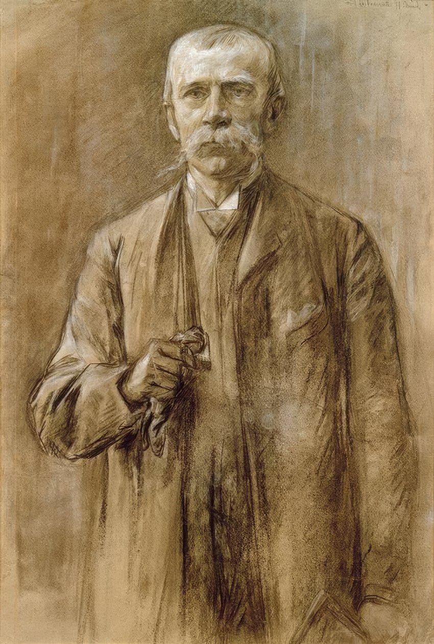 Fritz von Uhde door Max Liebermann