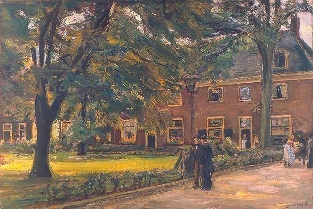 Proveniershuis in Haarlem door Max Liebermann