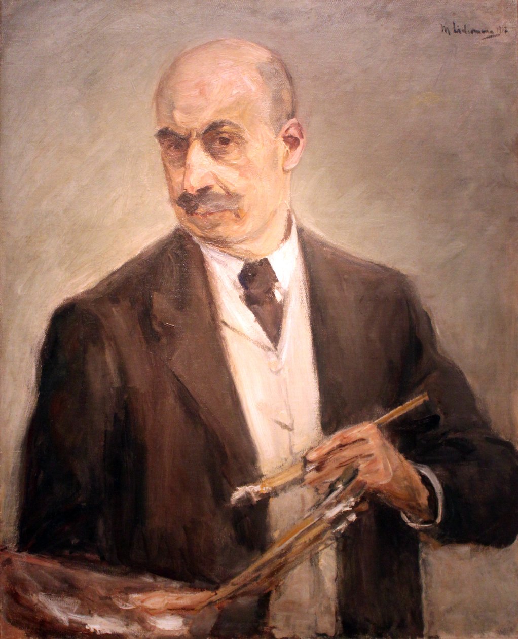 Zelfportret door Max Liebermann