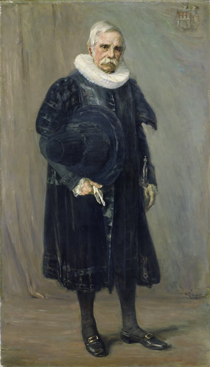 De burgemeester, Carl Friedrich Petersen (1809-92) 1891 door Max Liebermann
