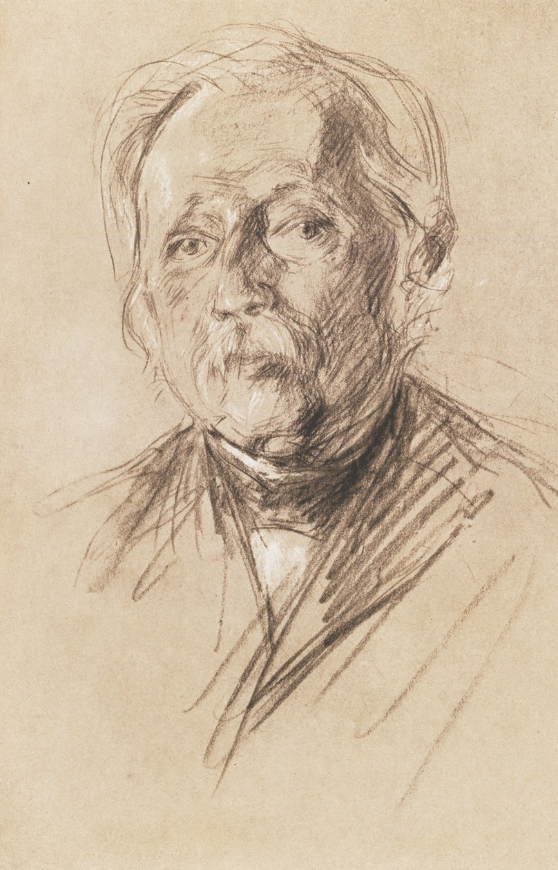 Theodor Fontane, 1896 door Max Liebermann