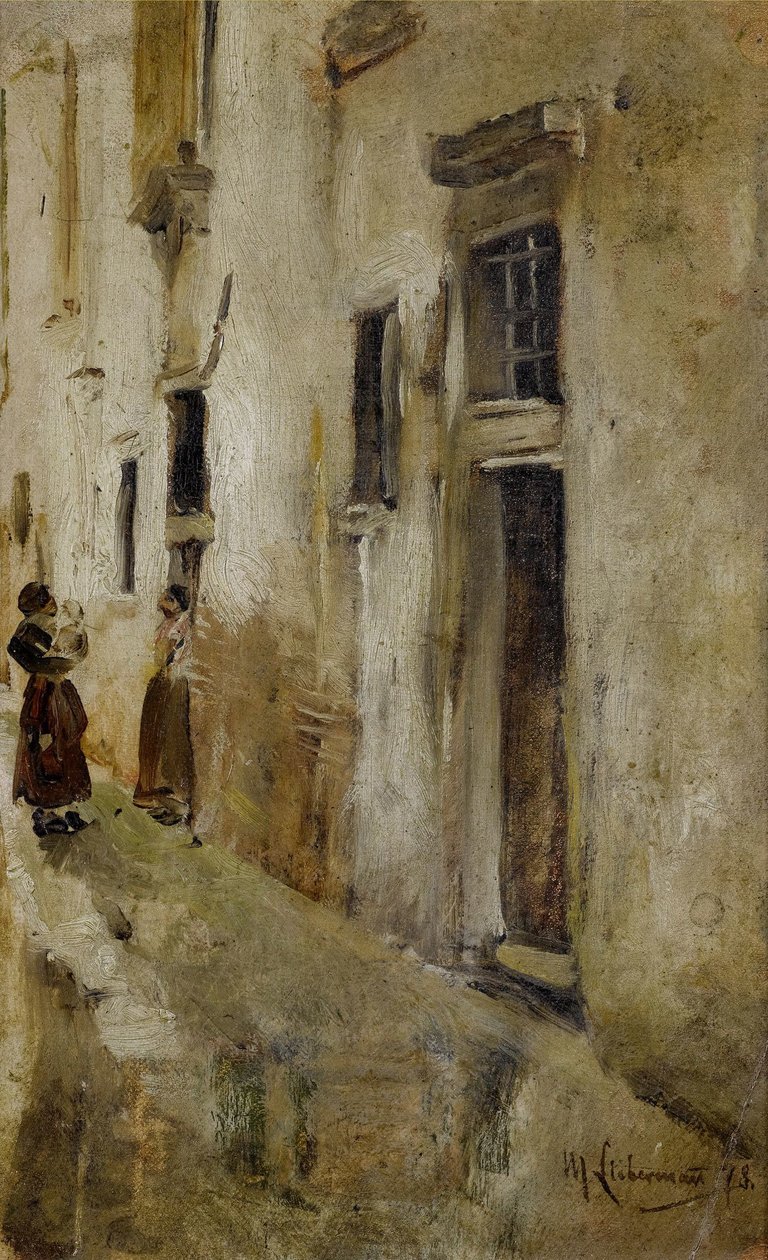 Venetiaanse steeg door Max Liebermann