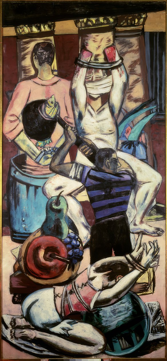 Vertrek door Max Beckmann
