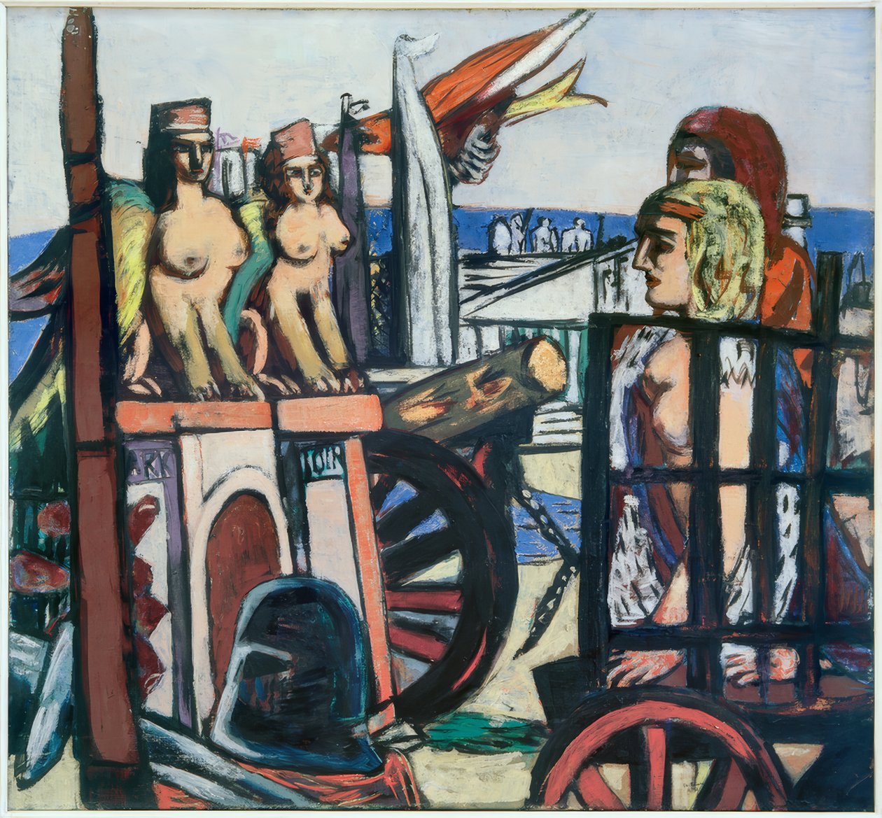 Verwijdering van de Sfinxen door Max Beckmann