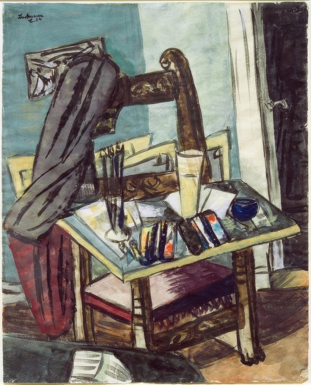 Atelier door Max Beckmann