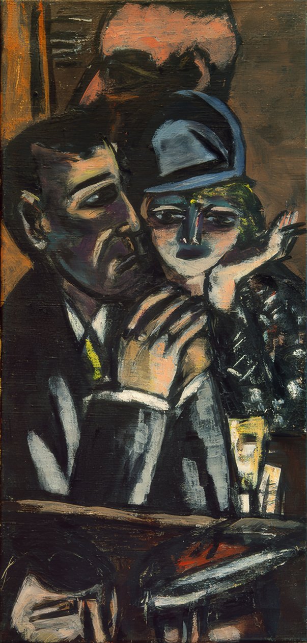 Bar, bruin door Max Beckmann