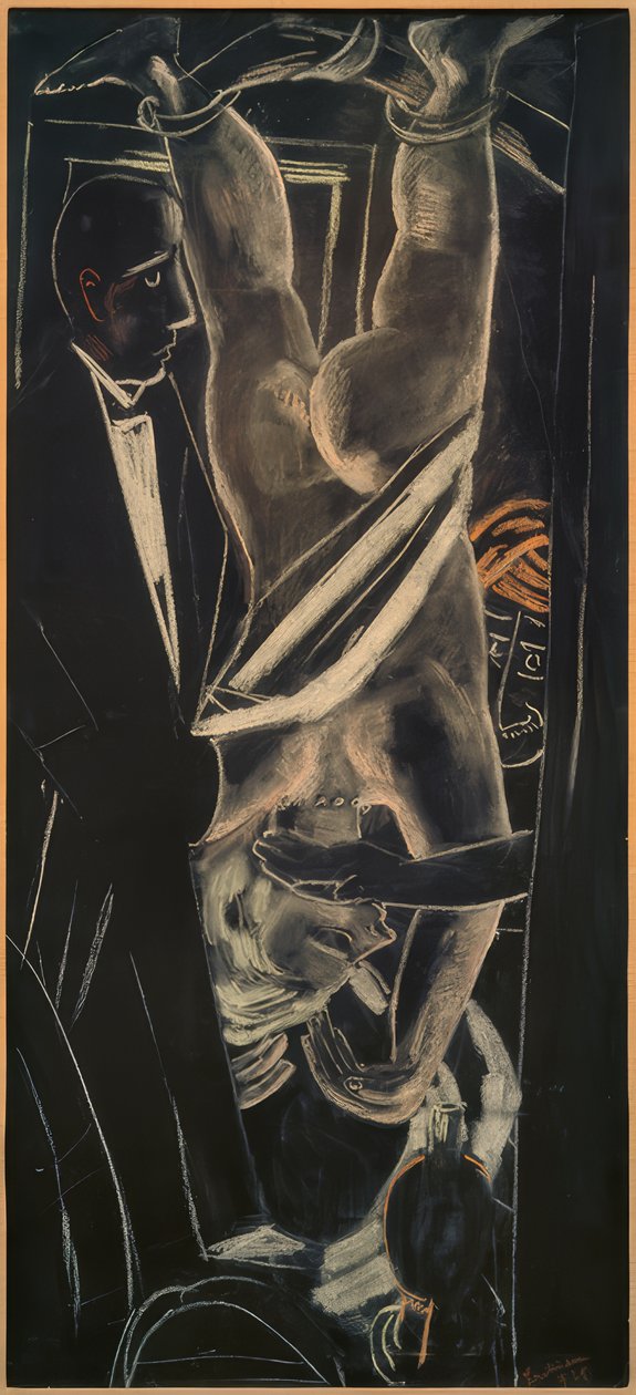 Ontmoeting in de Nacht door Max Beckmann
