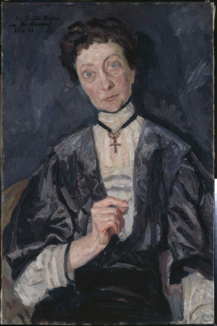 Portret gravin S. vom Hagen door Max Beckmann