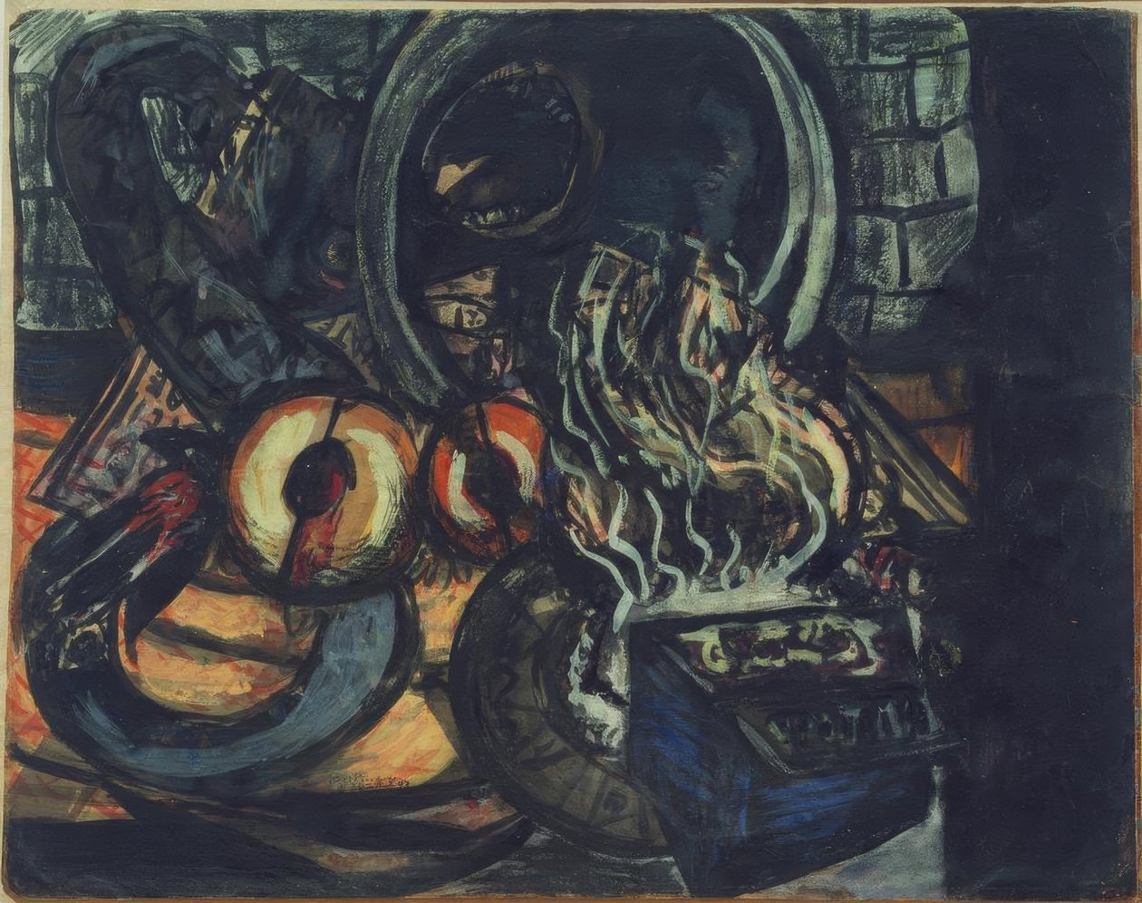 De doos van Pandora door Max Beckmann