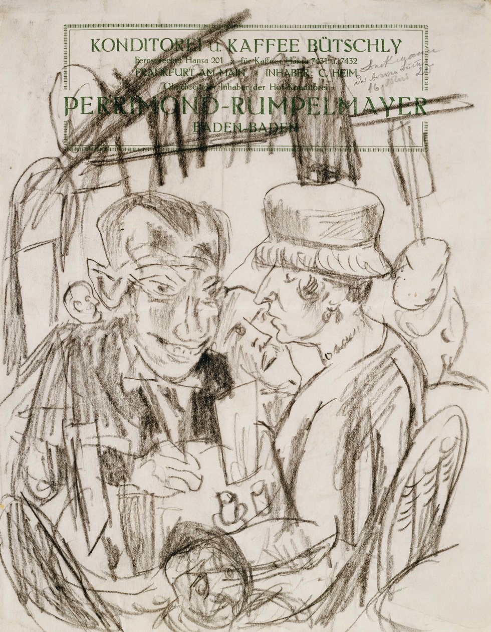 Caféleven door Max Beckmann