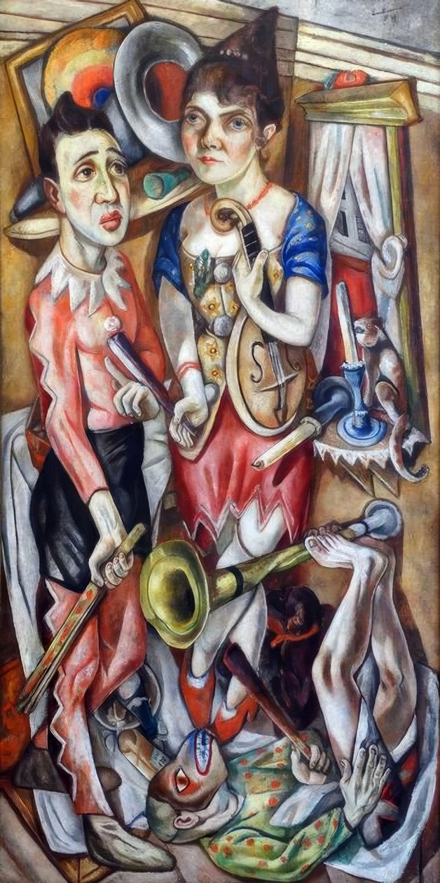 Carnaval door Max Beckmann