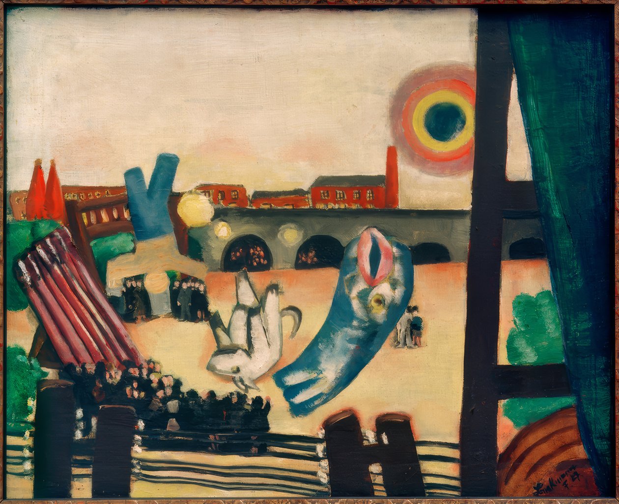 Chinees vuurwerk door Max Beckmann
