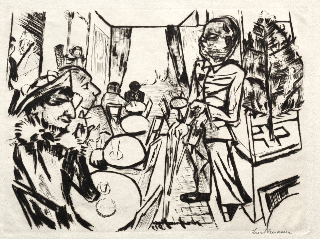 Kerstmis 1919 door Max Beckmann