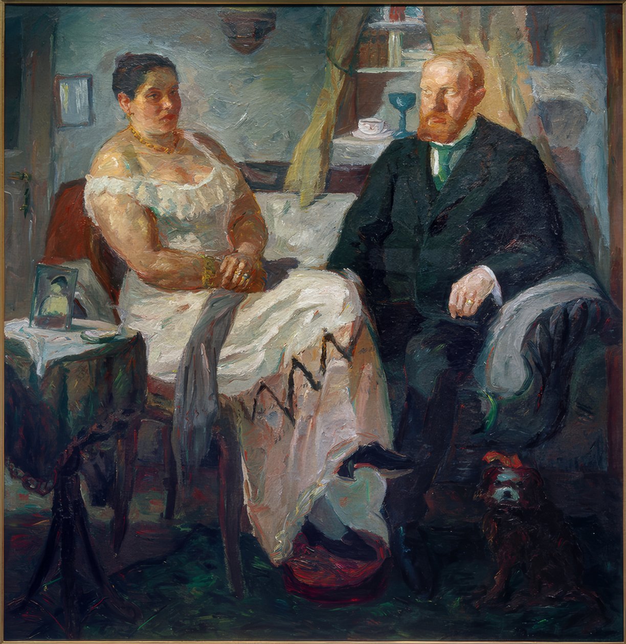 Het liefdespaar door Max Beckmann