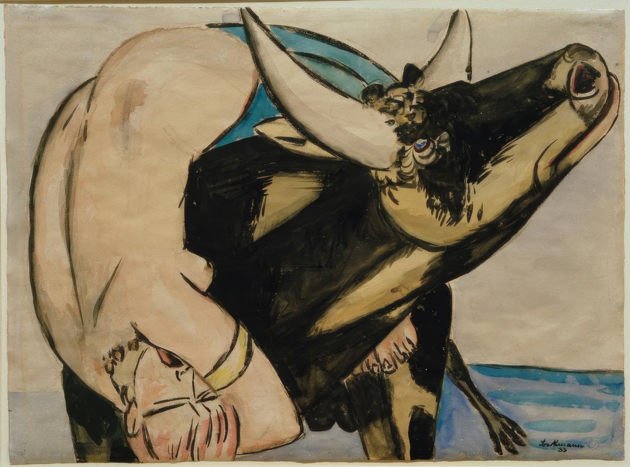 De Ontvoering van Europa door Max Beckmann