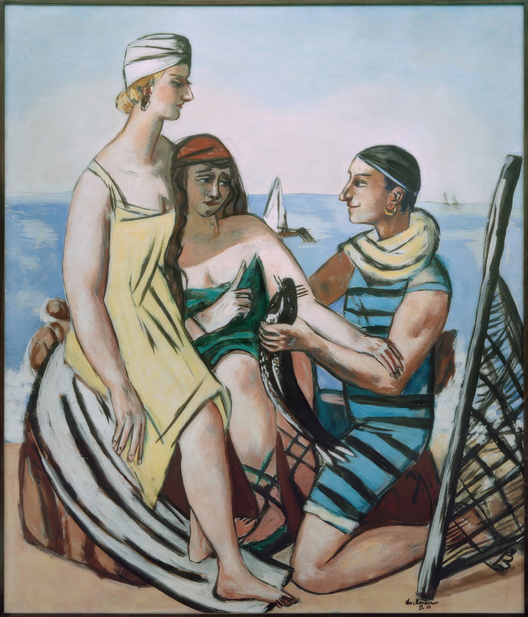 De kleine vis door Max Beckmann