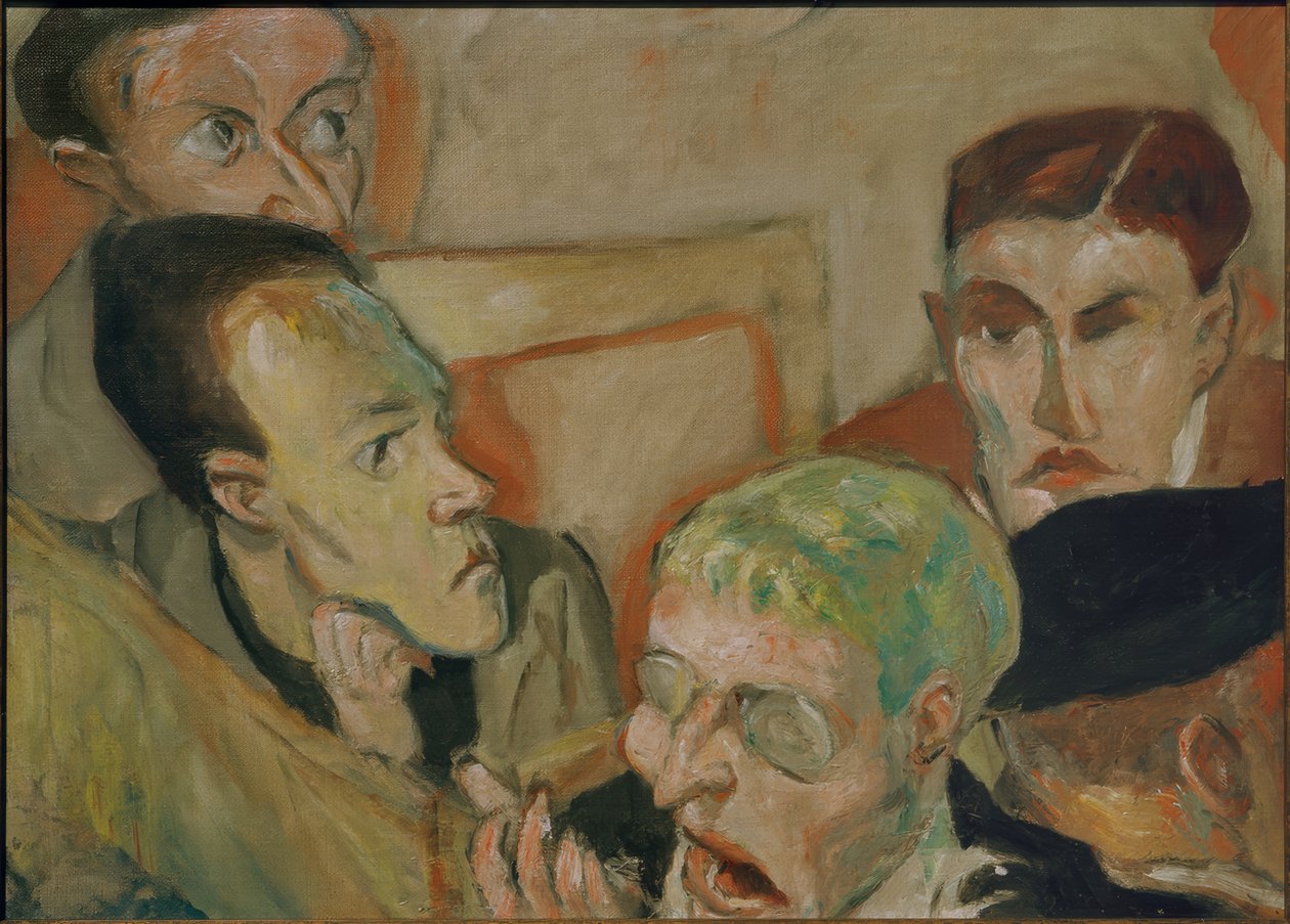 De beklaagden door Max Beckmann