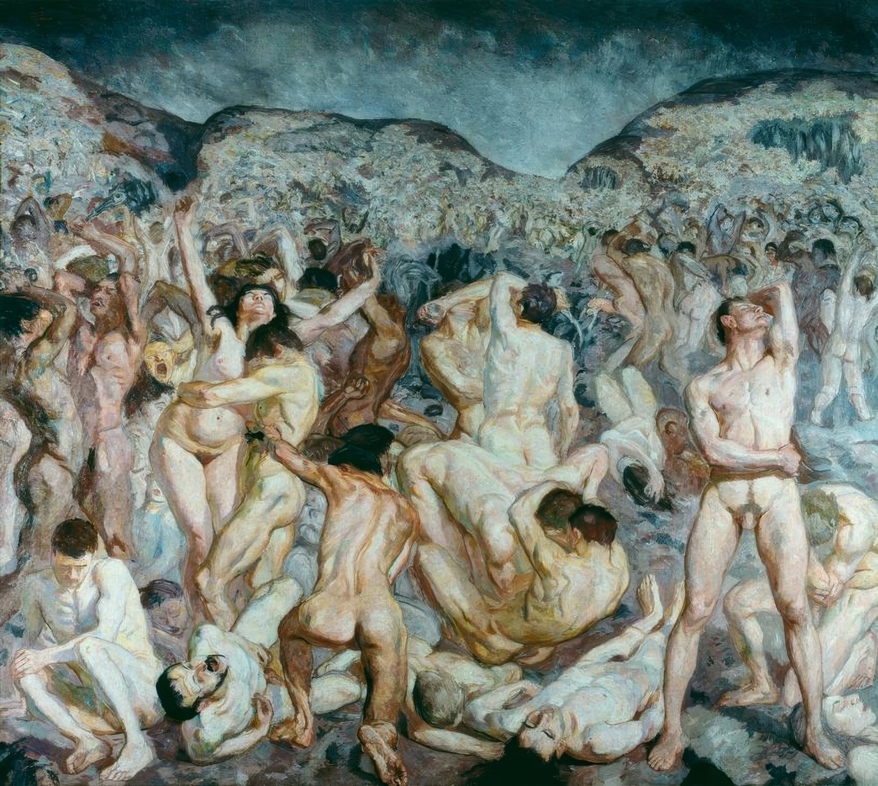 De Slag door Max Beckmann